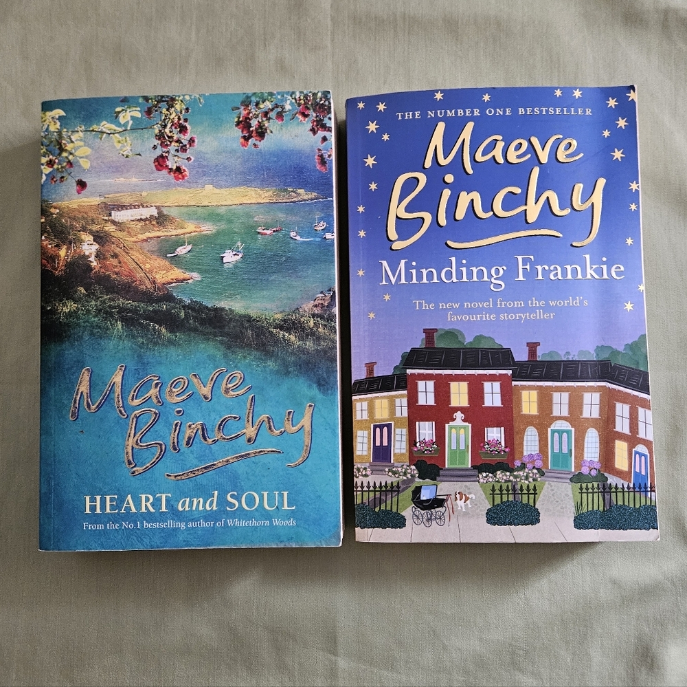 Two Book Bundle - Minding Frankie & Heart and Soul by Maeve Binchy - Paperback‎